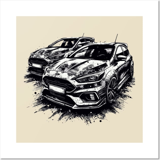 Ford Focus Wall Art by Vehicles-Art